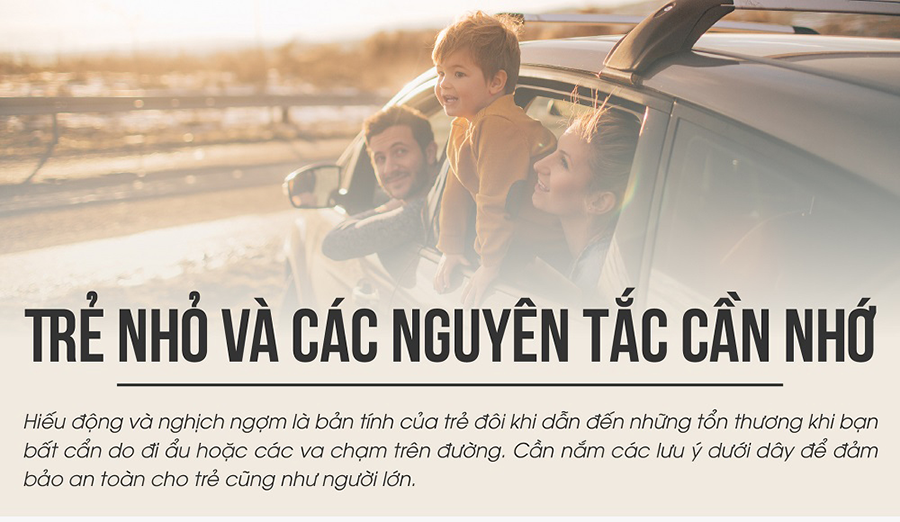 Những nguyên tắc cần nhớ khi trên xe ô tô có trẻ nhỏ