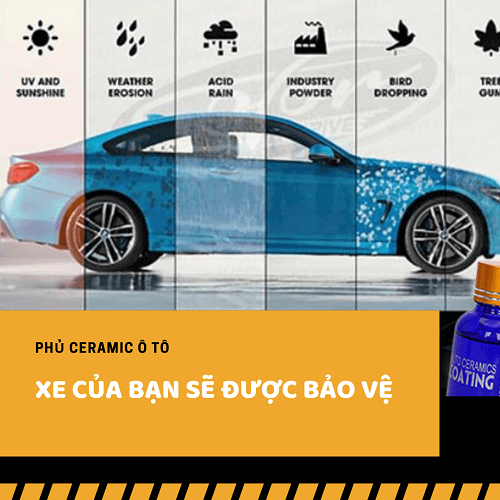 Phủ Ceramic ô tô giá bao nhiêu